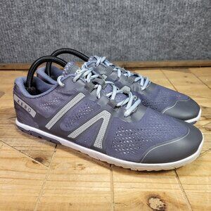 Xero HFS Women's Size 10 Running Minimalist Shoes Slate Grey White Lace Up